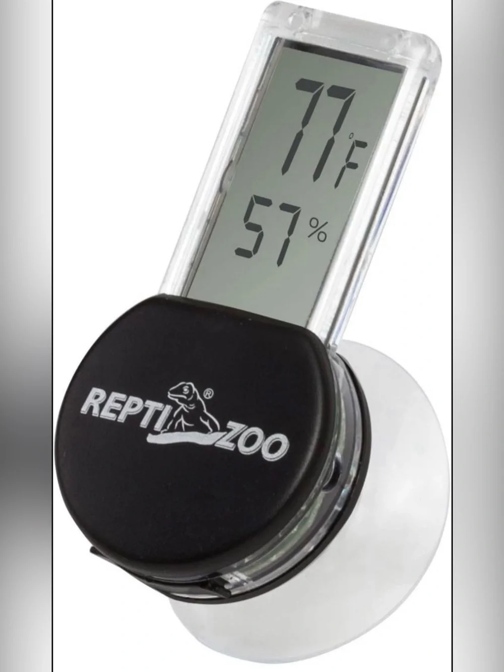 REPTI ZOO Reptile Terrarium Thermometer Hygrometer Digital Di